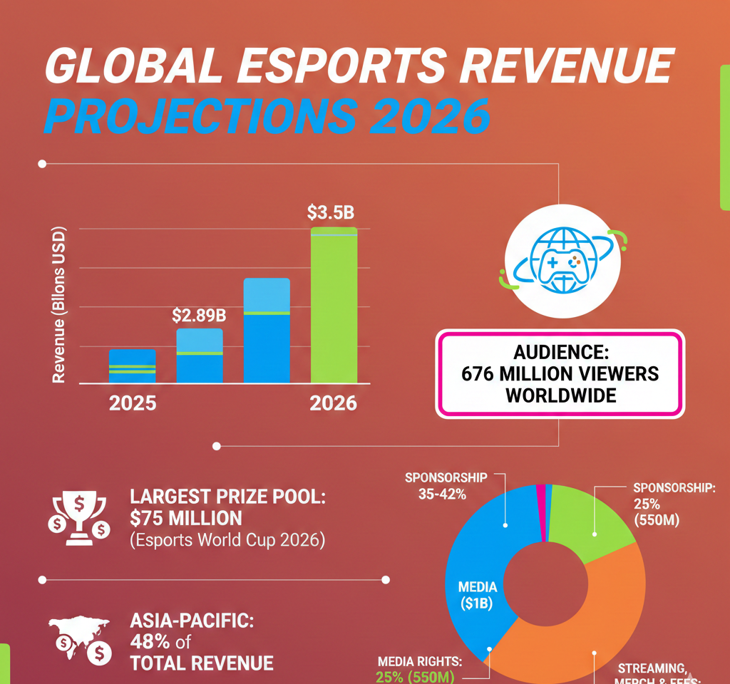 Esports Market Statistics 2026: Revenue, Audience Growth And ...