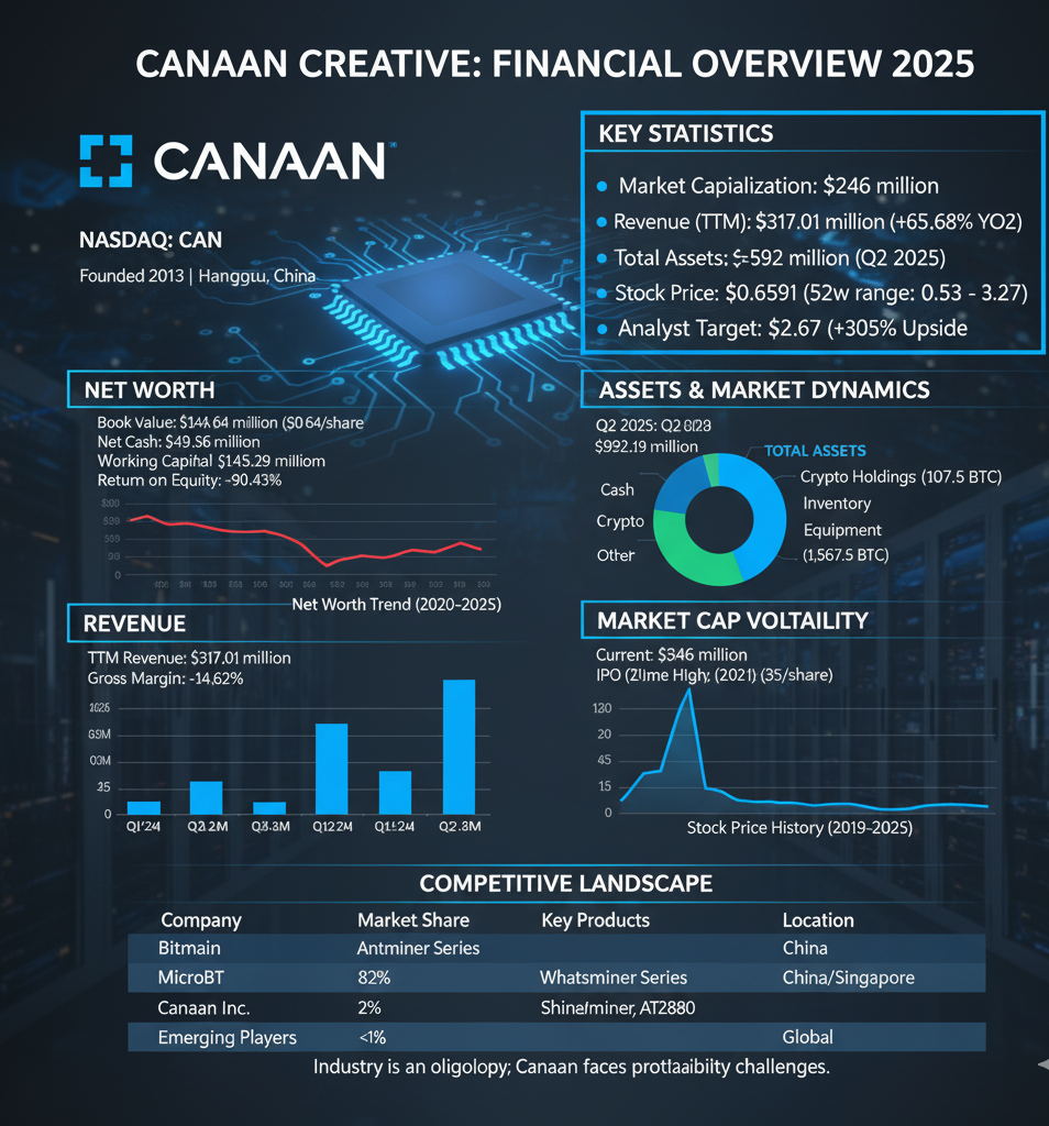 Canaan Creative Net Worth, Market Cap And Revenue 2025