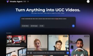 Vmake AI Video Agent: A New Era of UGC Video Creation Open the Vmake AI Video Agent page. Add your prompt