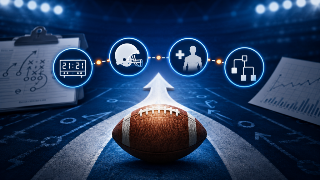 Football analytics signal path
